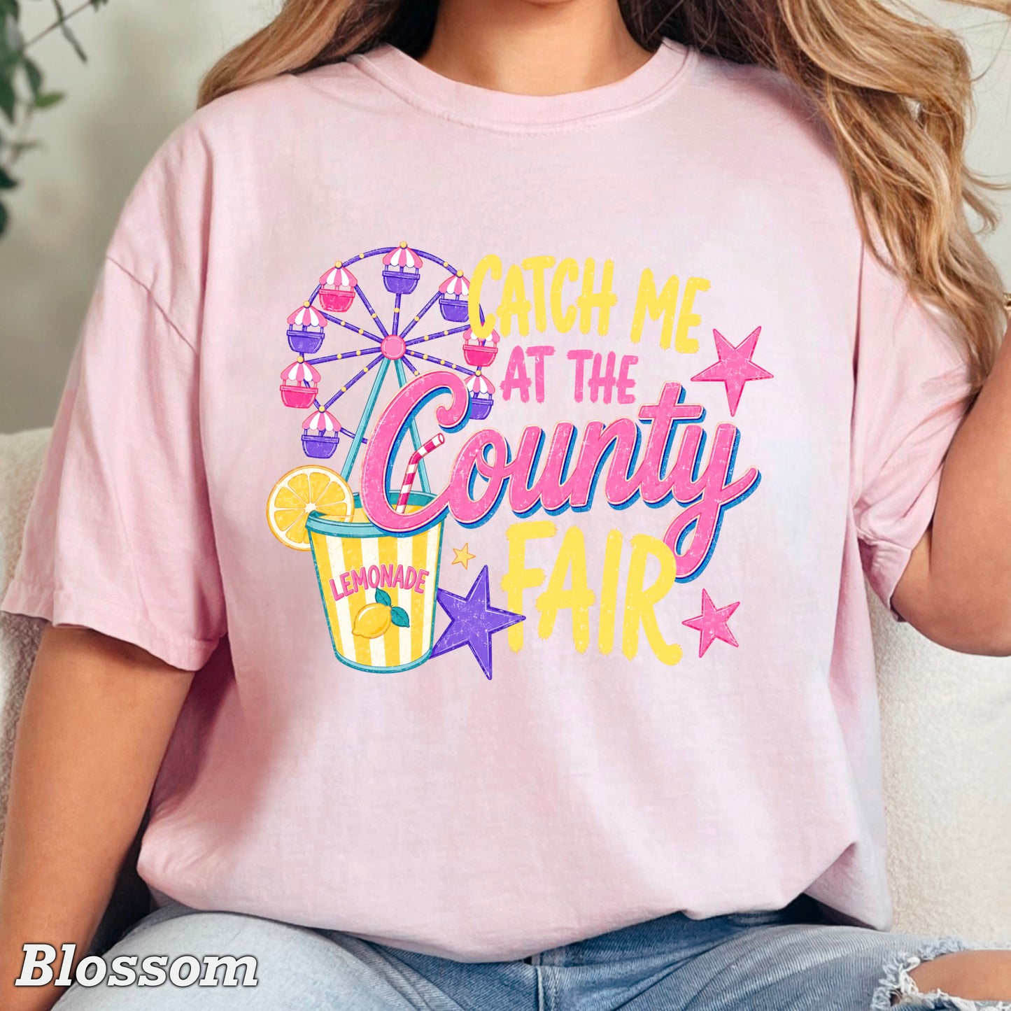 Catch Me At The County Fair Comfort Color Graphic Tee