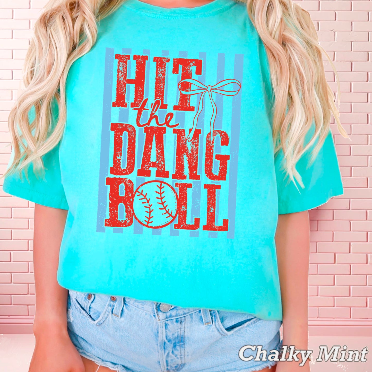 Hit The Dang Ball Comfort Color Graphic Tee