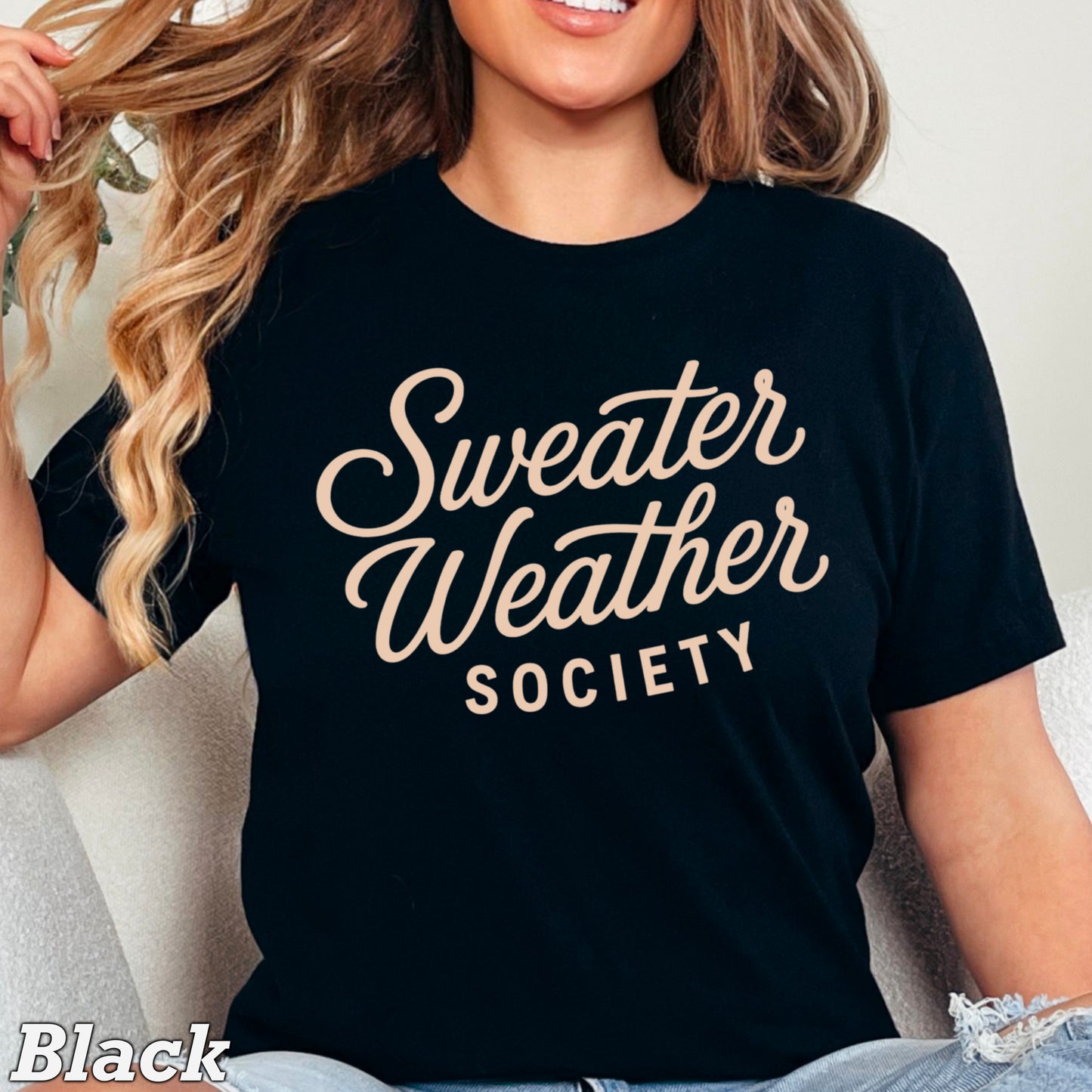 Sweater Weather Society Comfort Color Graphic Tee