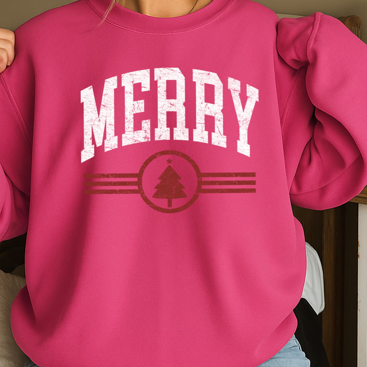 Merry Christmas Crewneck Sweatshirt