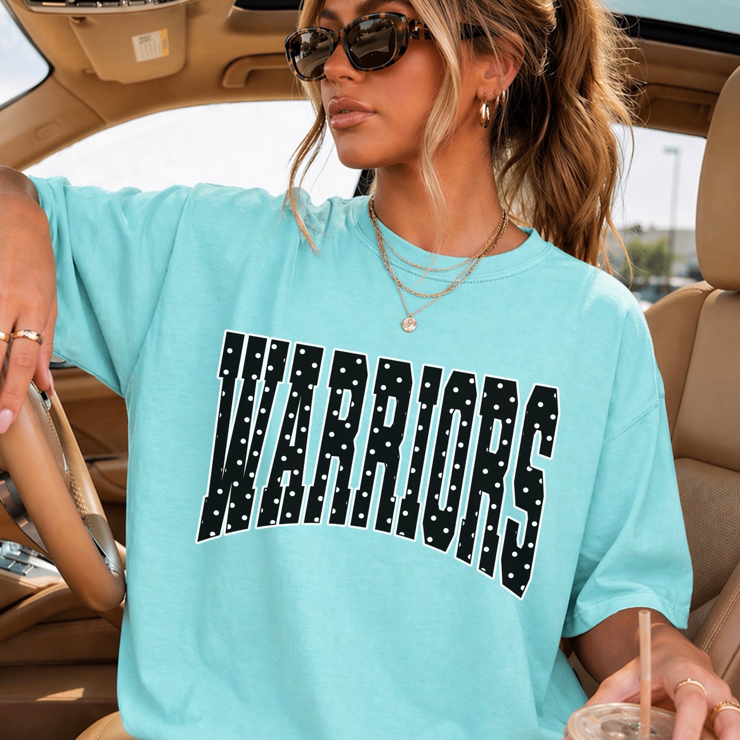 Warriors Comfort Color Graphic Tee