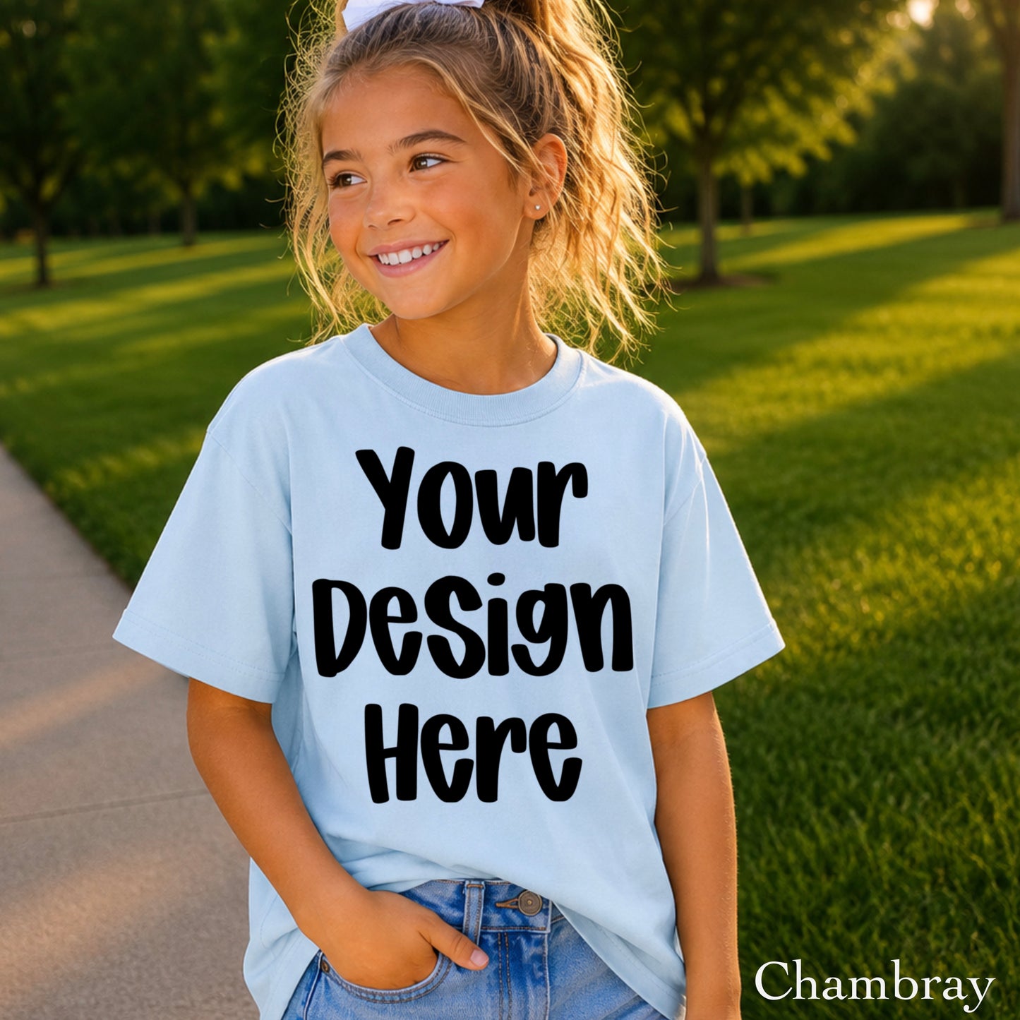 Custom Youth Print On Demand Comfort Color T-Shirt
