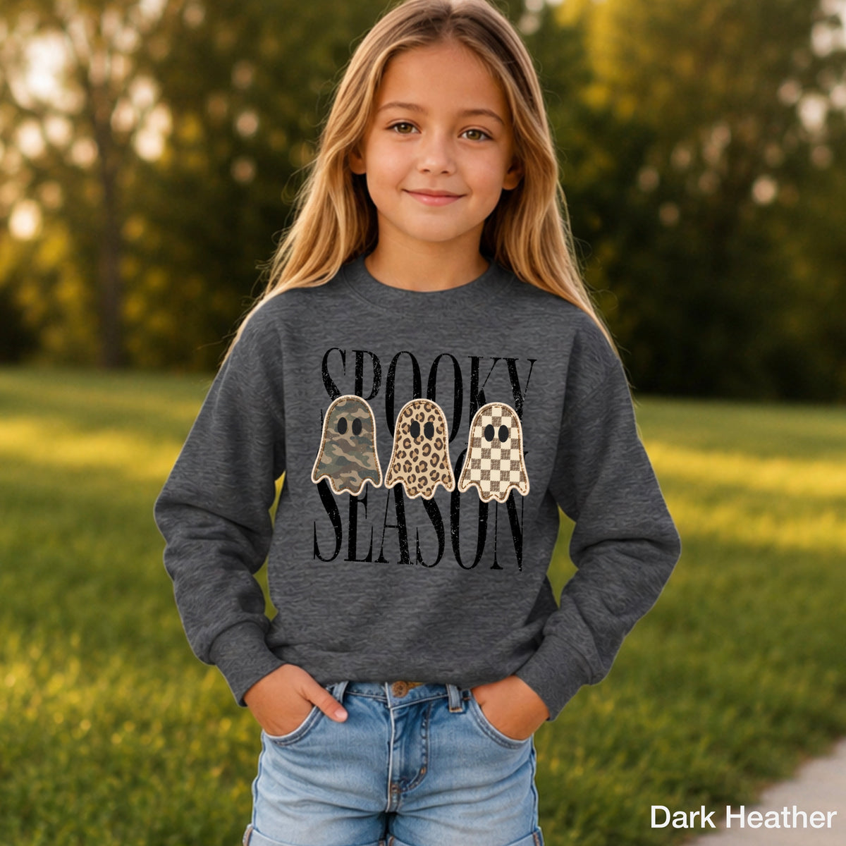 Spooky Season Youth Crewneck Sweatshirt