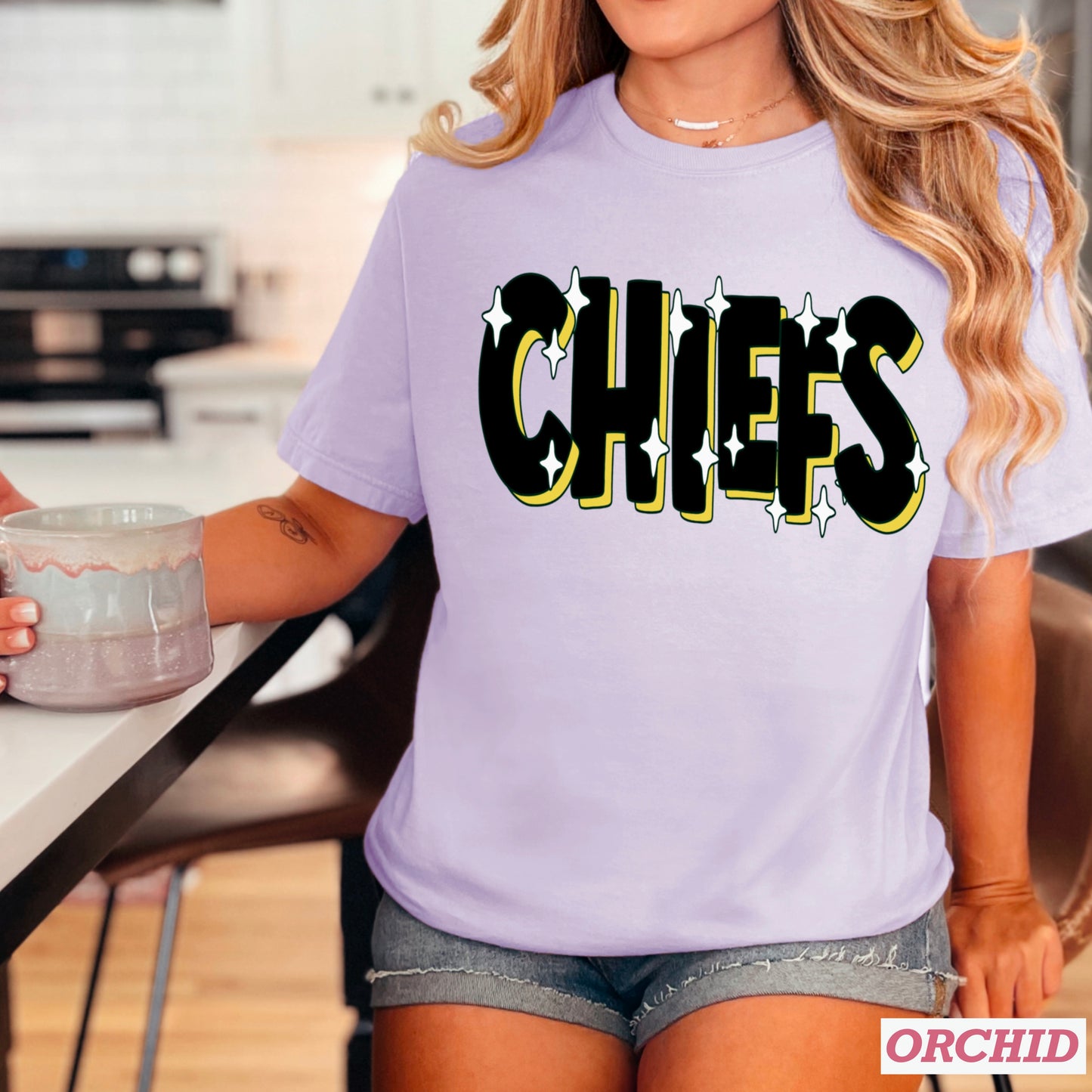 Chiefs  Comfort Color Graphic Tee