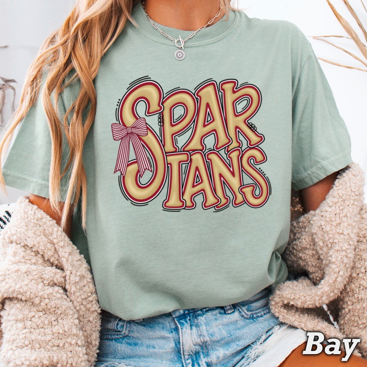 Spartans Comfort Color Graphic Tee