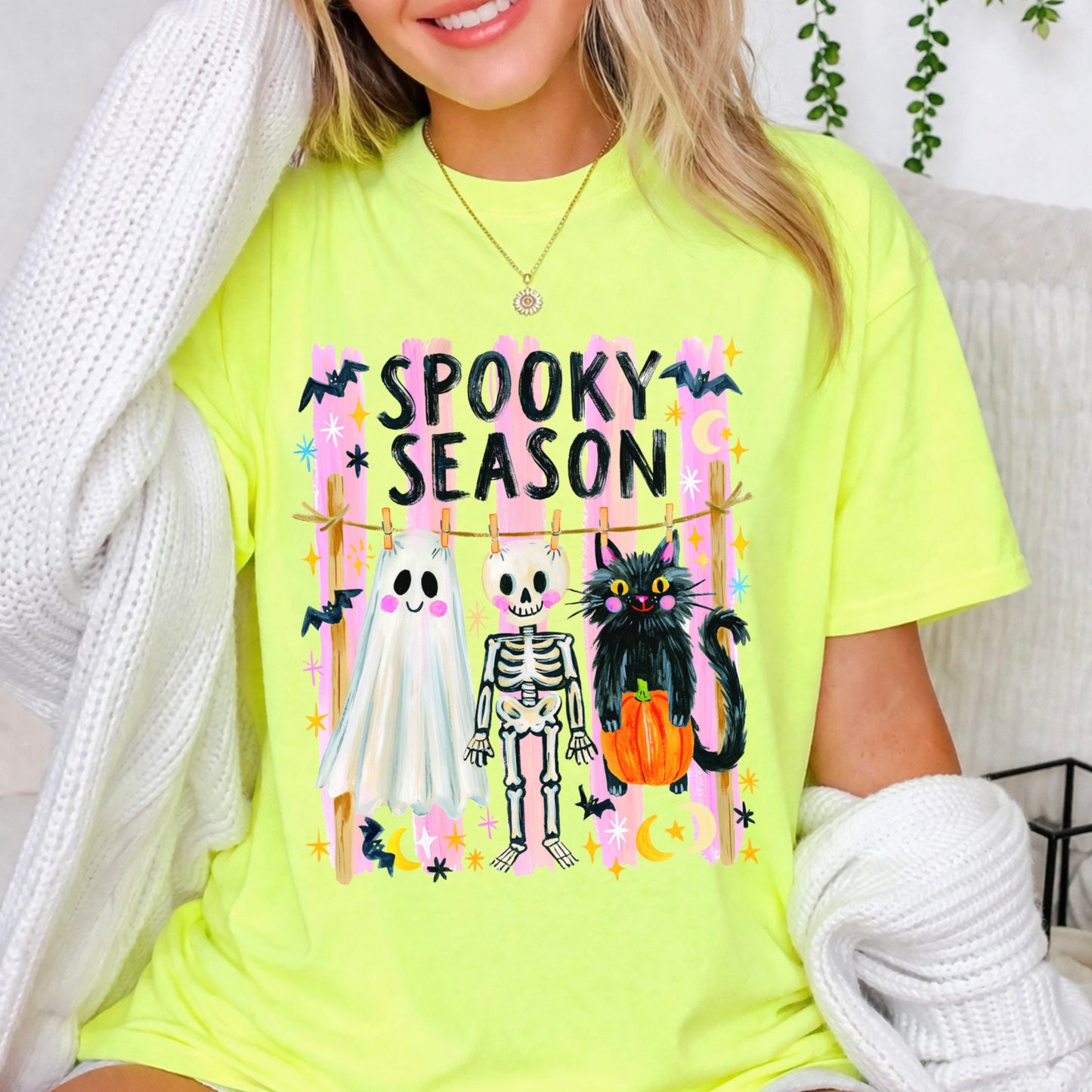 Spooky Season Halloween Comfort Color Graphic Tee