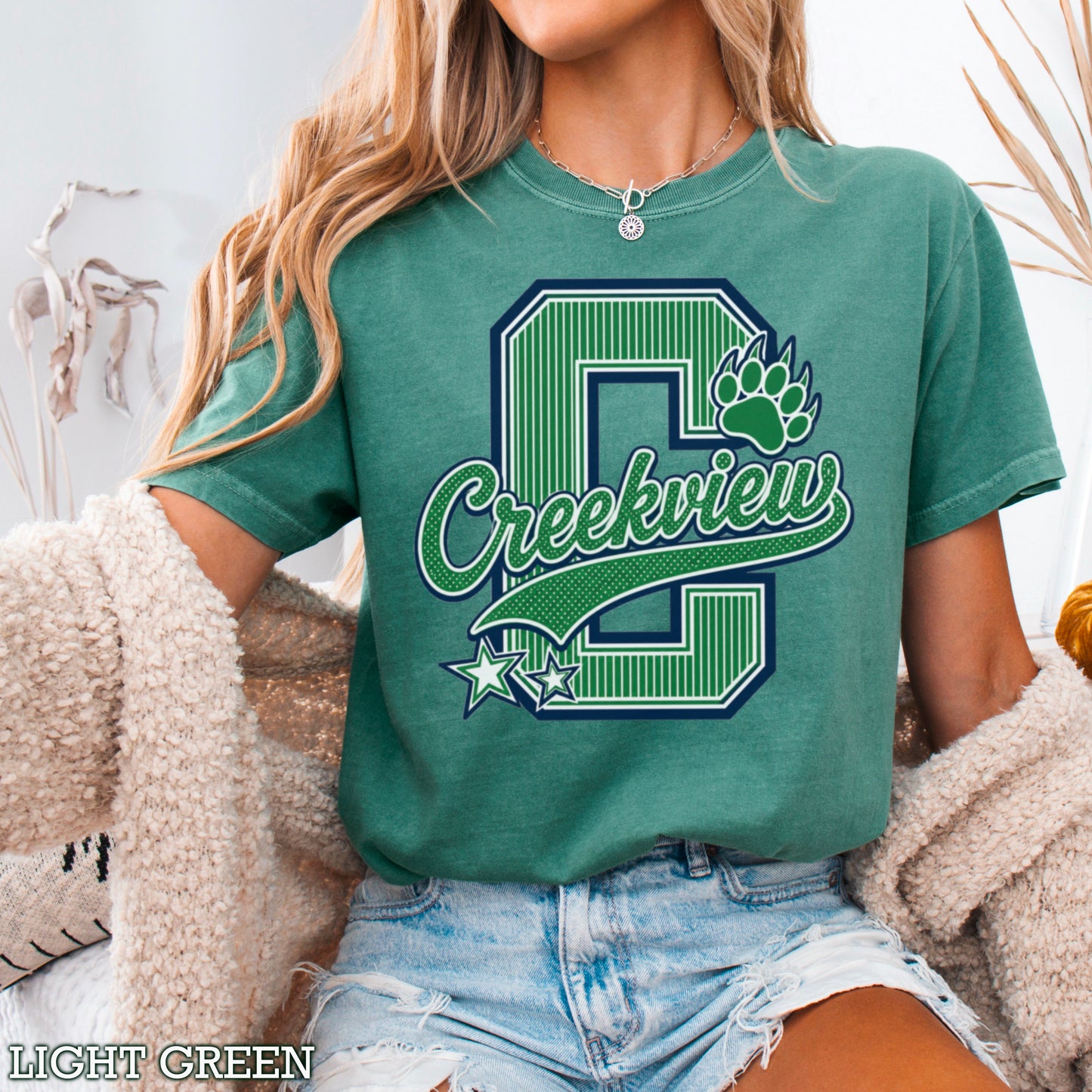 Creekview Grizzlies Comfort Color Graphic Tee
