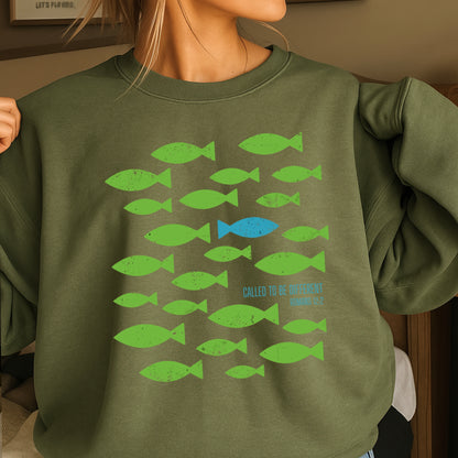 Called To Be Different Christian Crewneck Sweatshirt