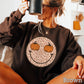 Leopard Face Pumpkin Crewneck Sweatshirt