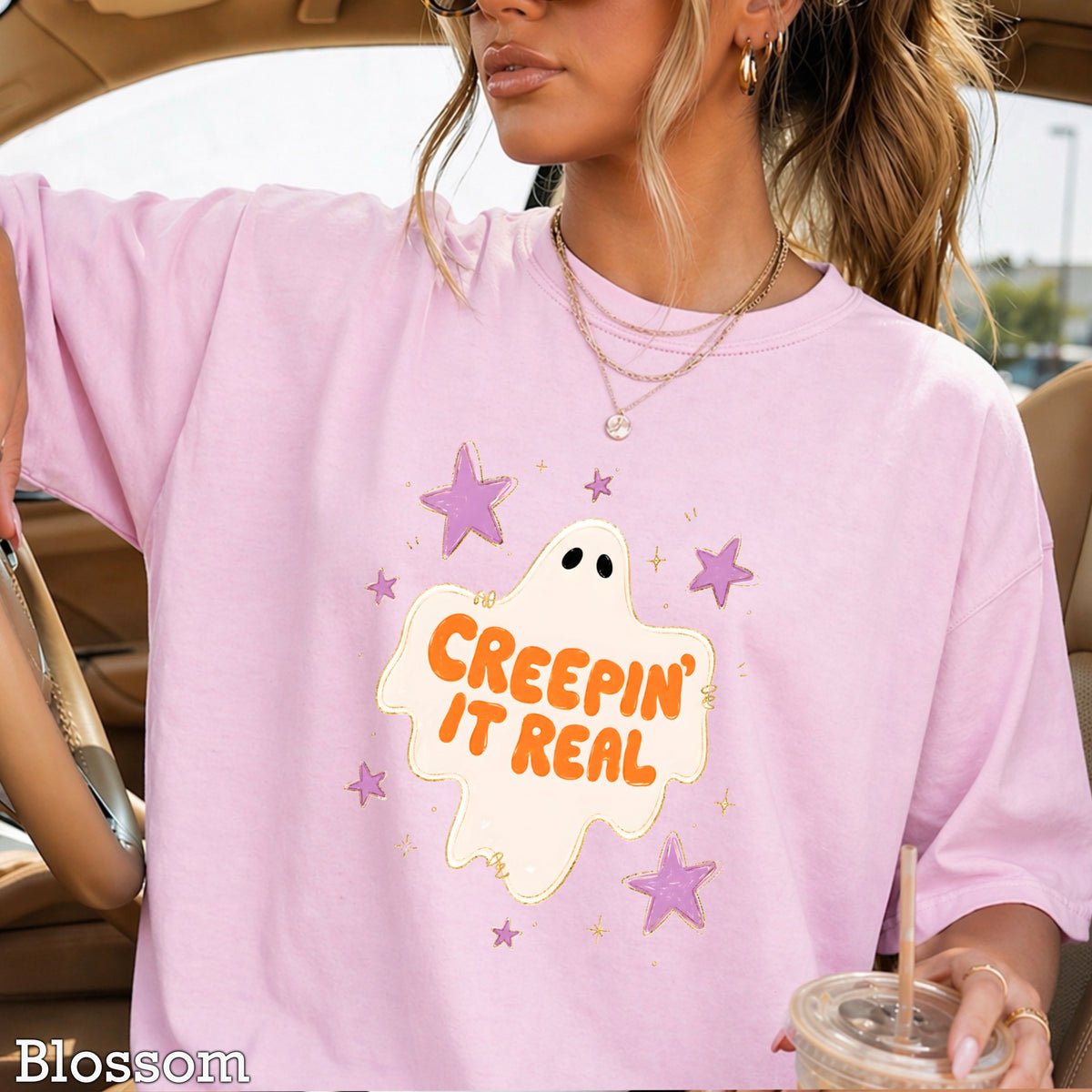 Creepin It Real Comfort Color Graphic Tee