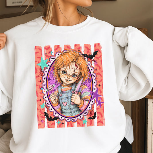 Horror Film Character Crewneck Sweatshirt