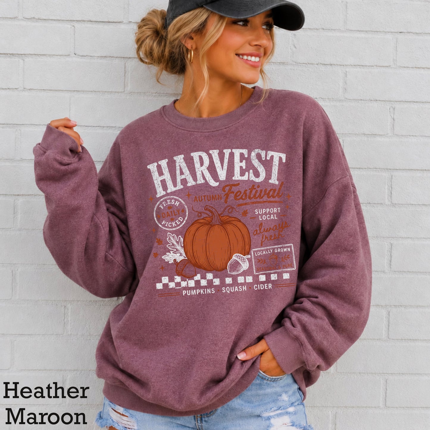 Harvest Festival Fall Crewneck Sweatshirt