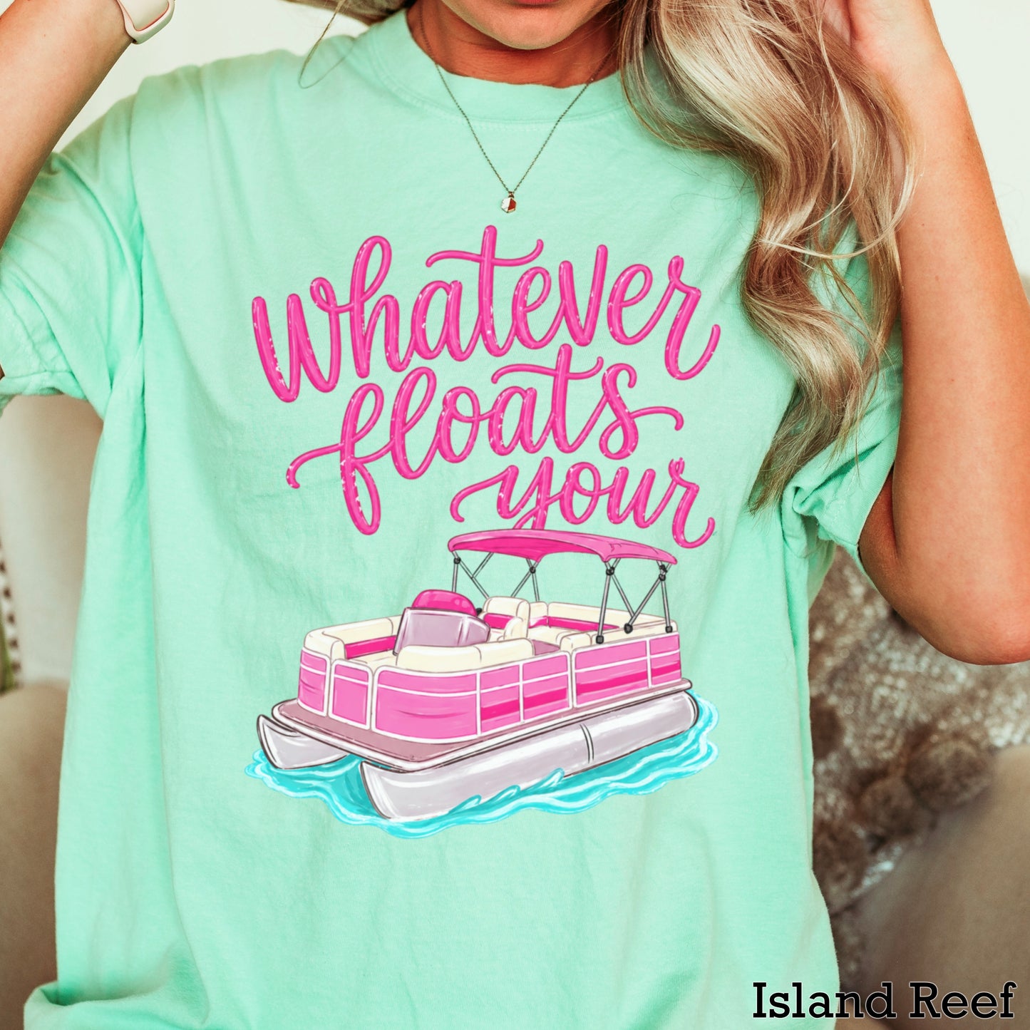 Whatever Floats Your Boat Comfort Color Graphic Tee