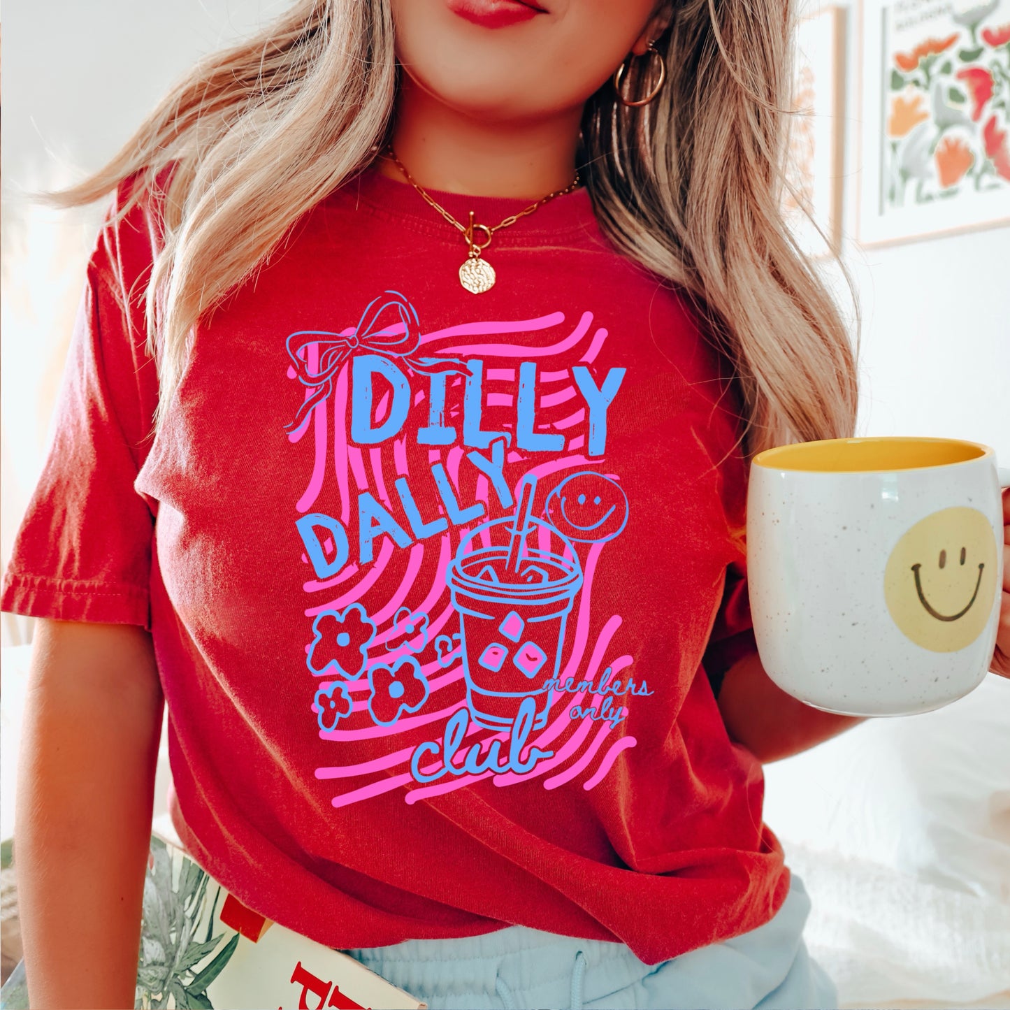Dilly Dally Club Comfort Color Graphic Tee