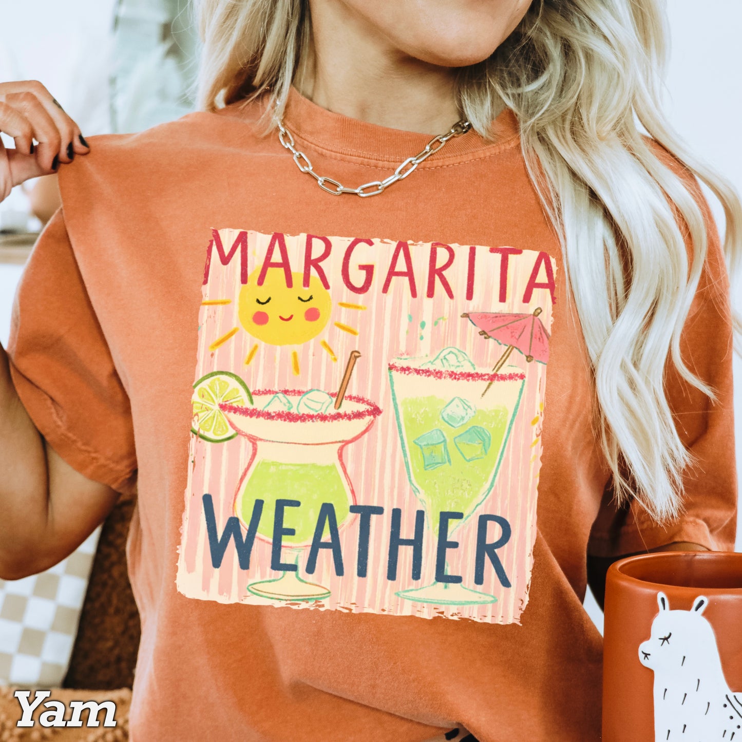 Margarita Weather Comfort Color Graphic Tee