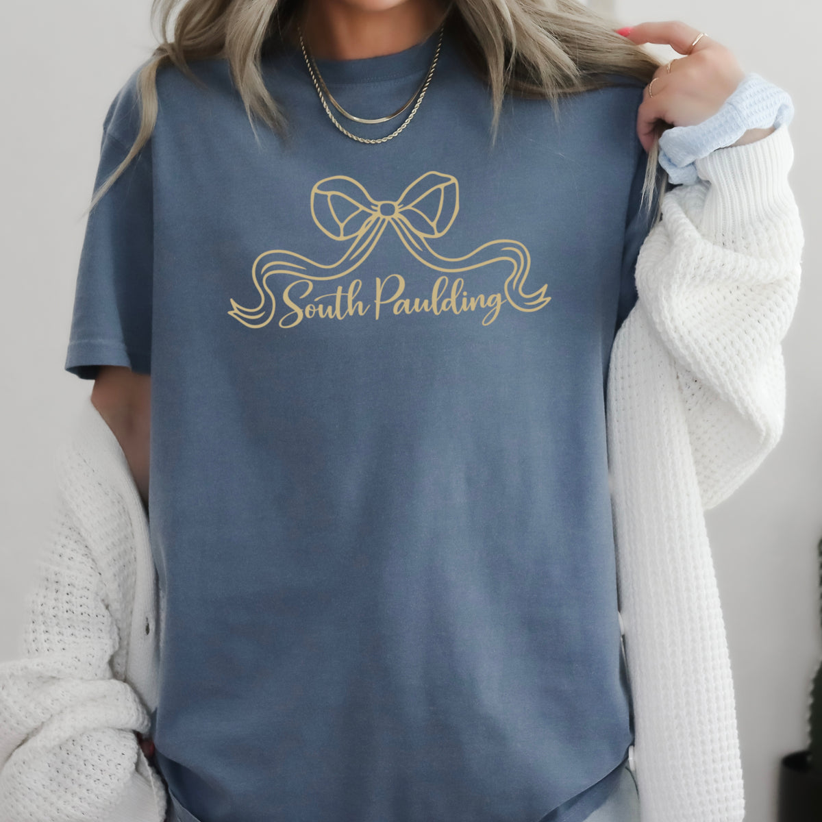 Spartans Coquette Bow Comfort Color Graphic Tee