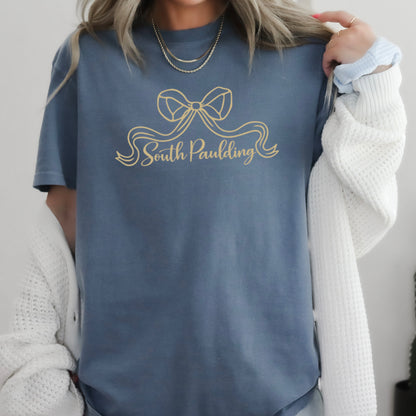 Spartans Coquette Bow Comfort Color Graphic Tee