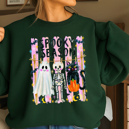Spooky Season Halloween Crewneck Sweatshirt