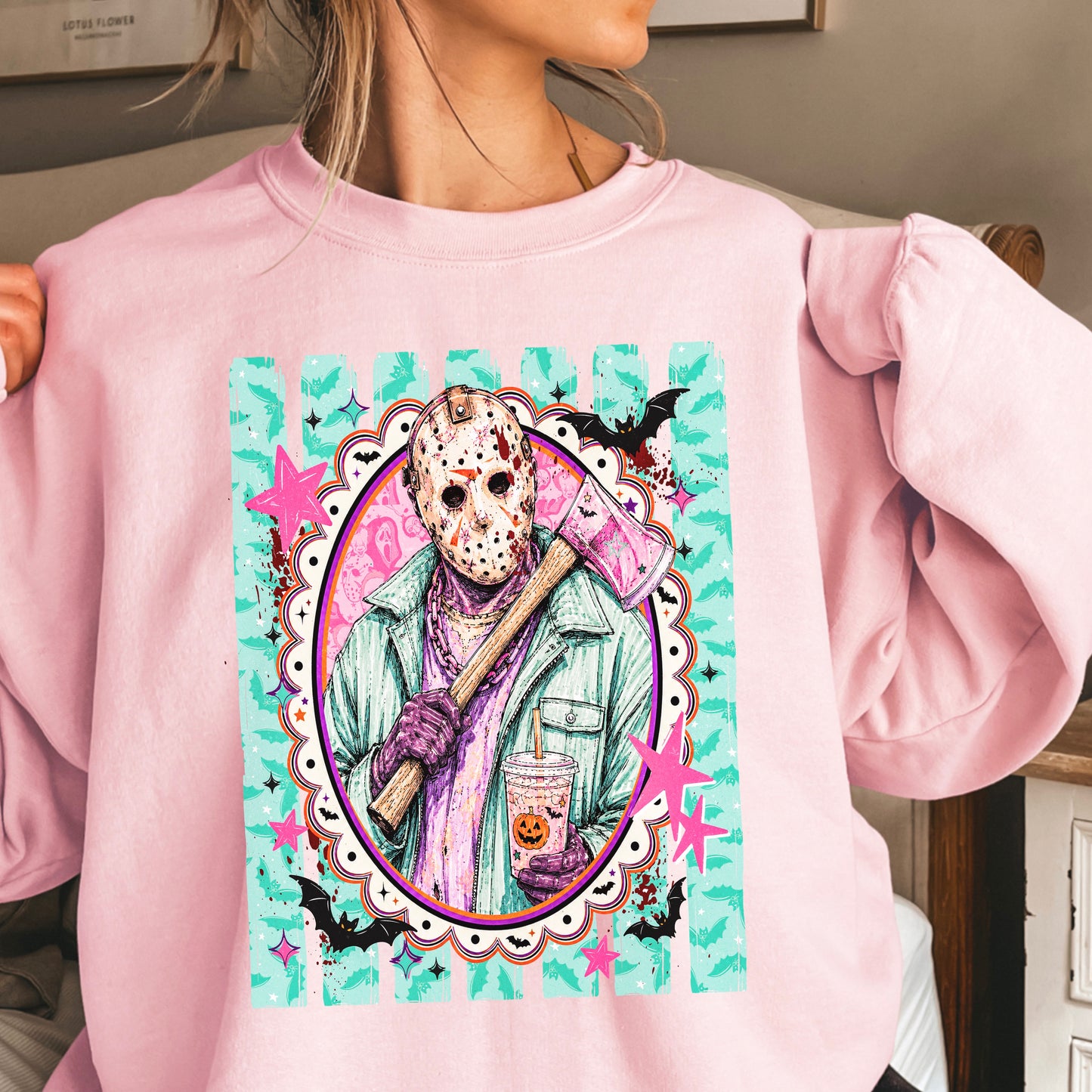 Horror Film Character Crewneck Sweatshirt