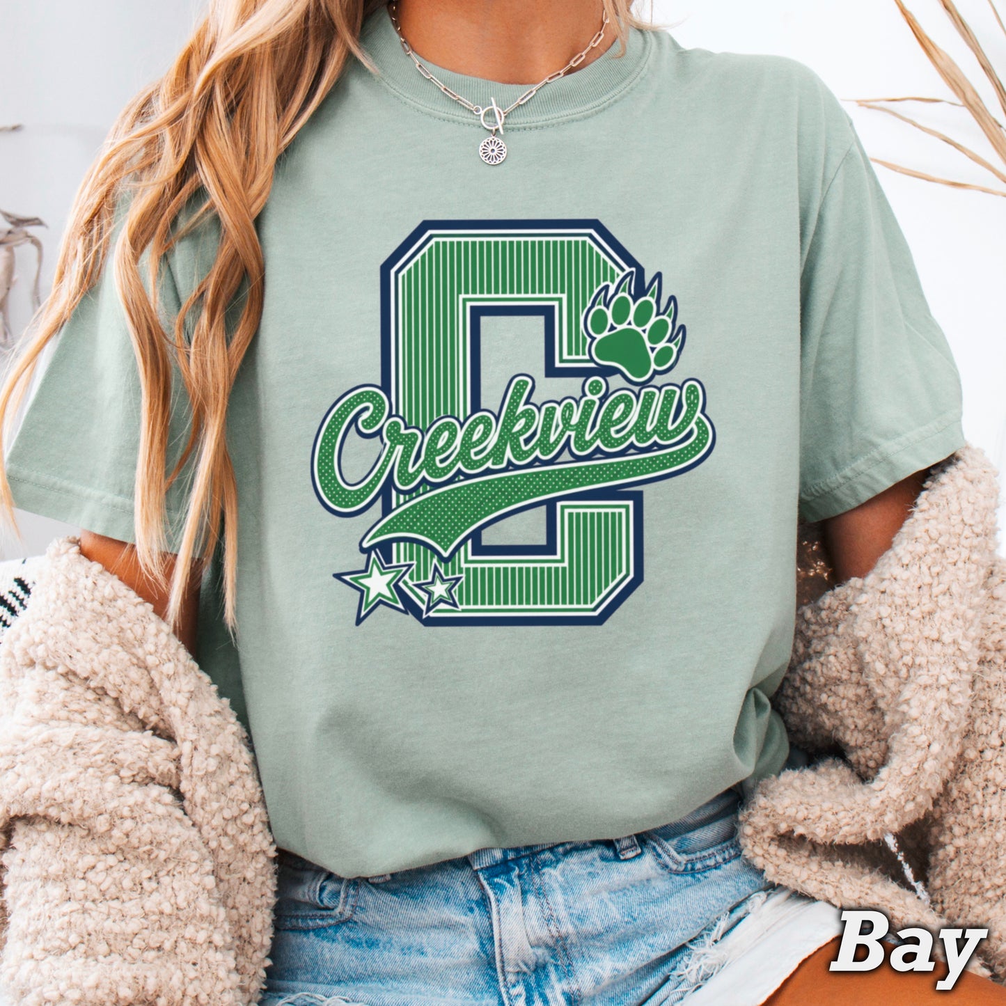 Creekview Grizzlies Comfort Color Graphic Tee