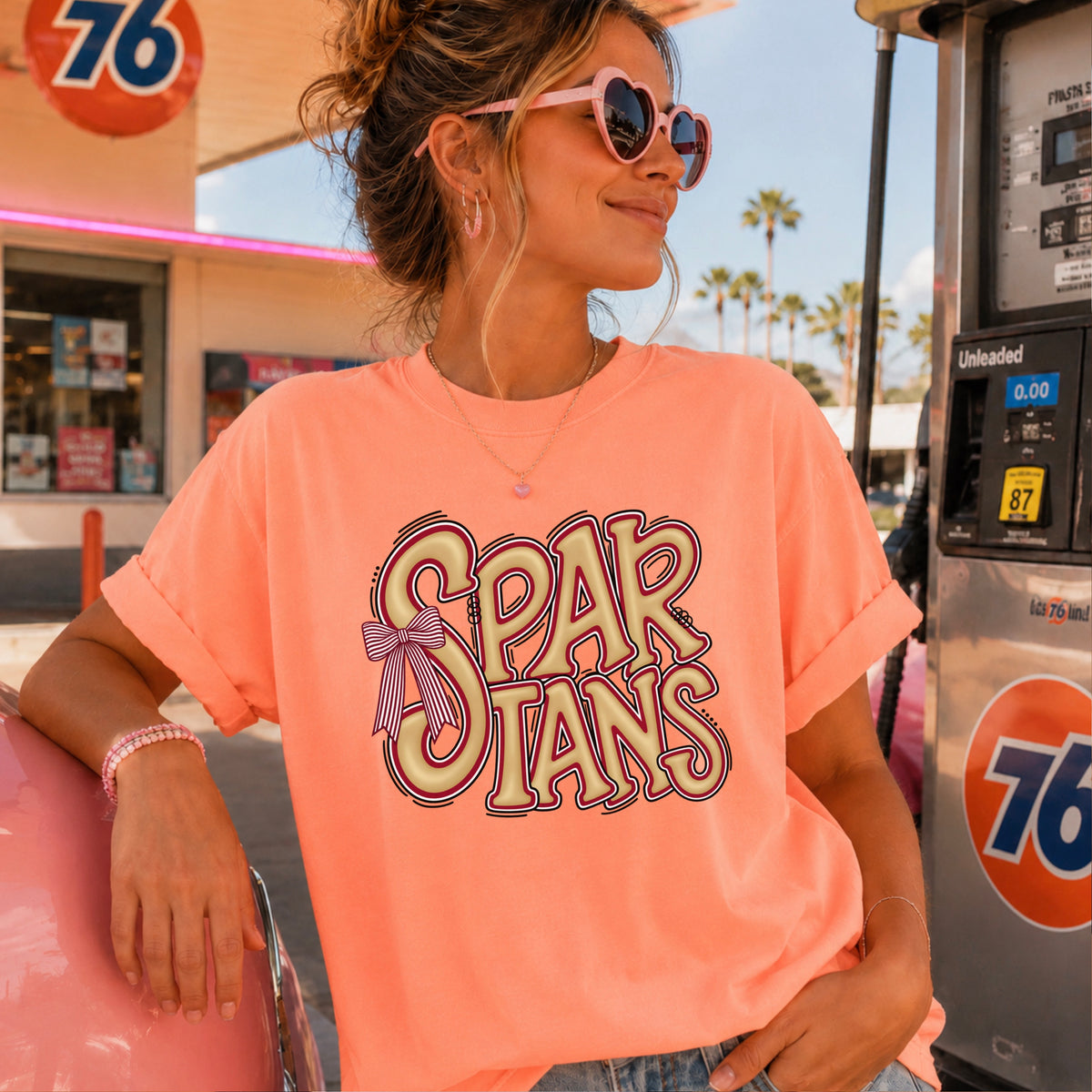 Spartans Comfort Color Graphic Tee