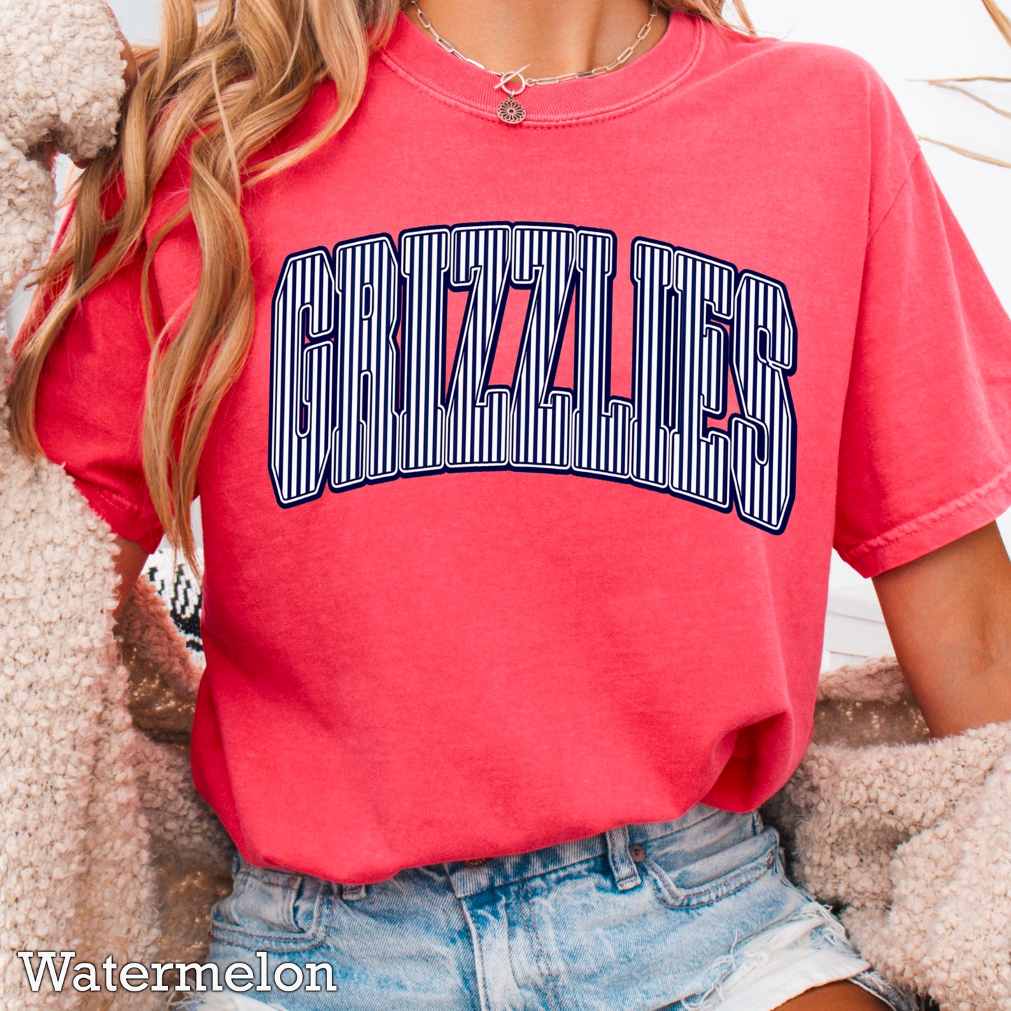 Grizzlies Comfort Color Graphic Tee