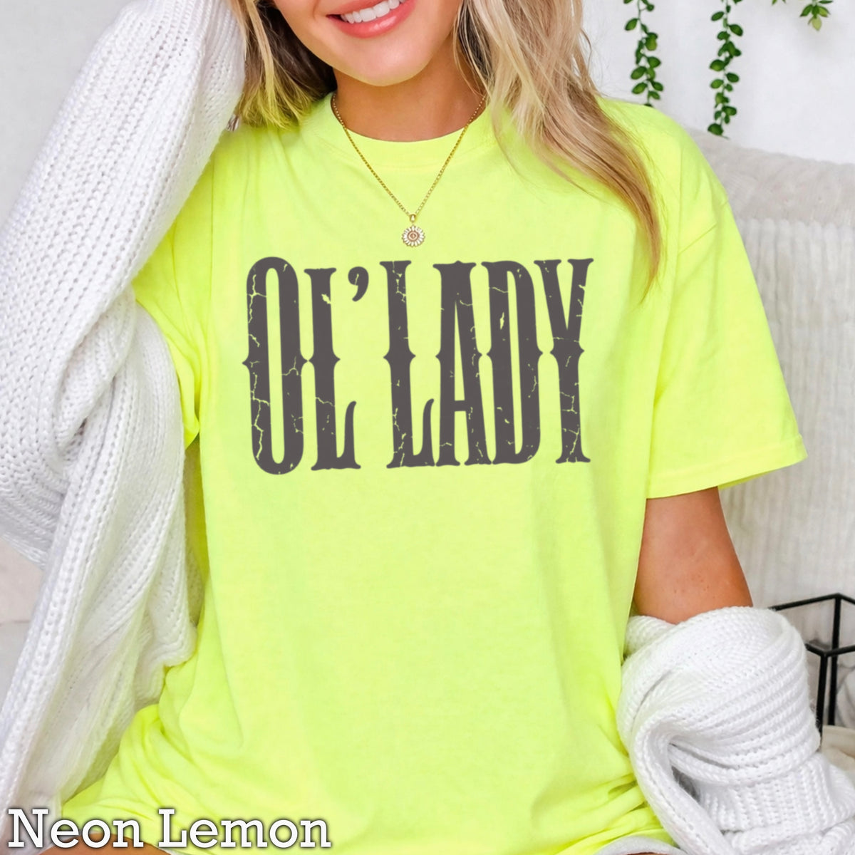 Ol’ Lady Comfort Color Graphic Tee