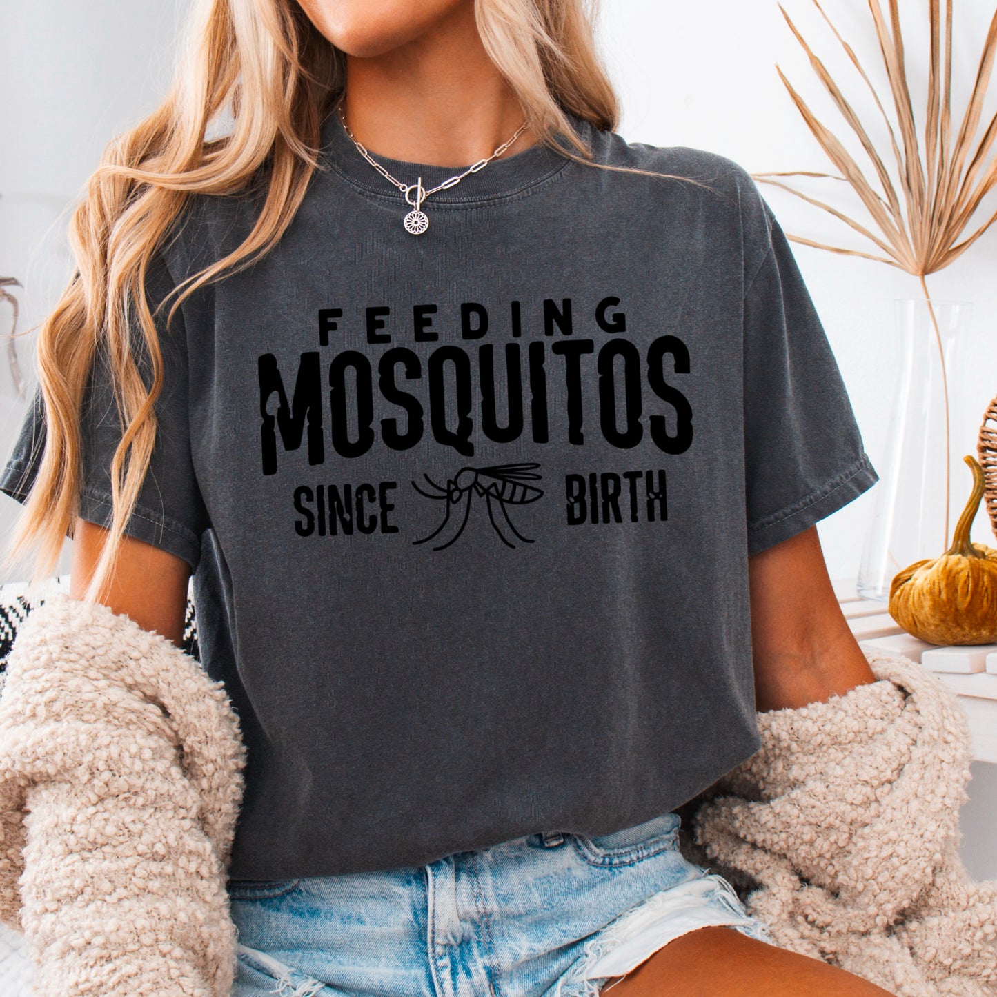 Feeding Mosquitoes Comfort Color Graphic Tee