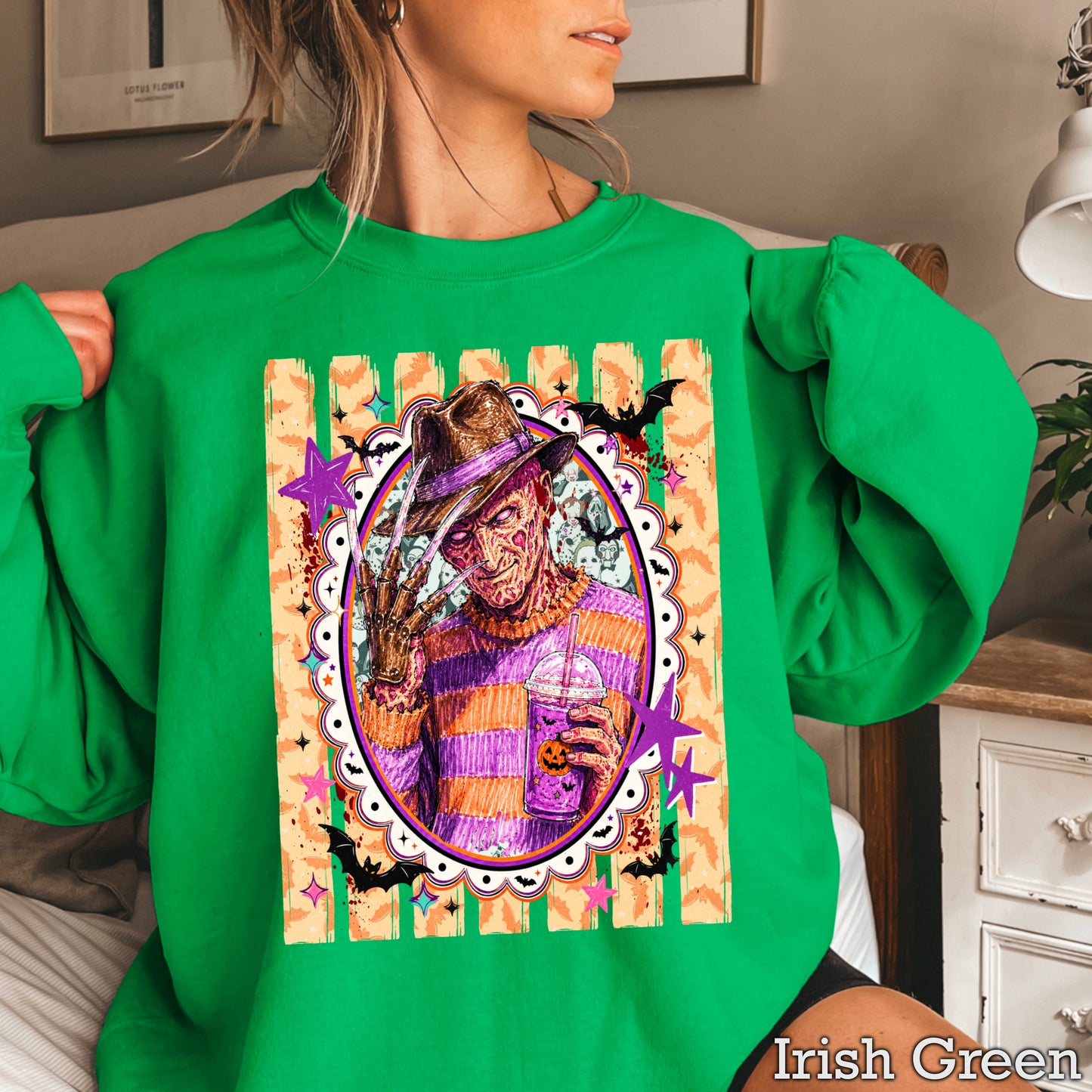 Horror Film Character Crewneck Sweatshirt