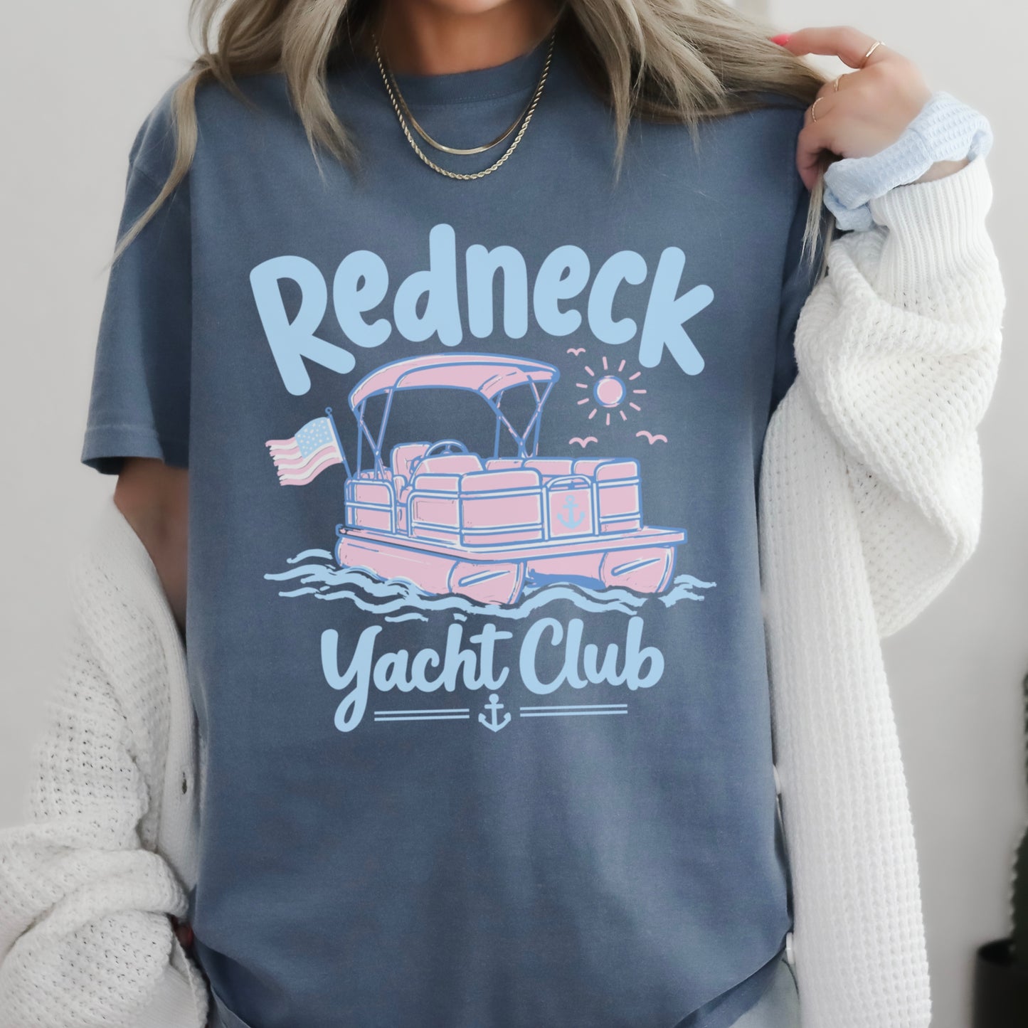 Redneck Yacht Club Comfort Color Graphic Tee