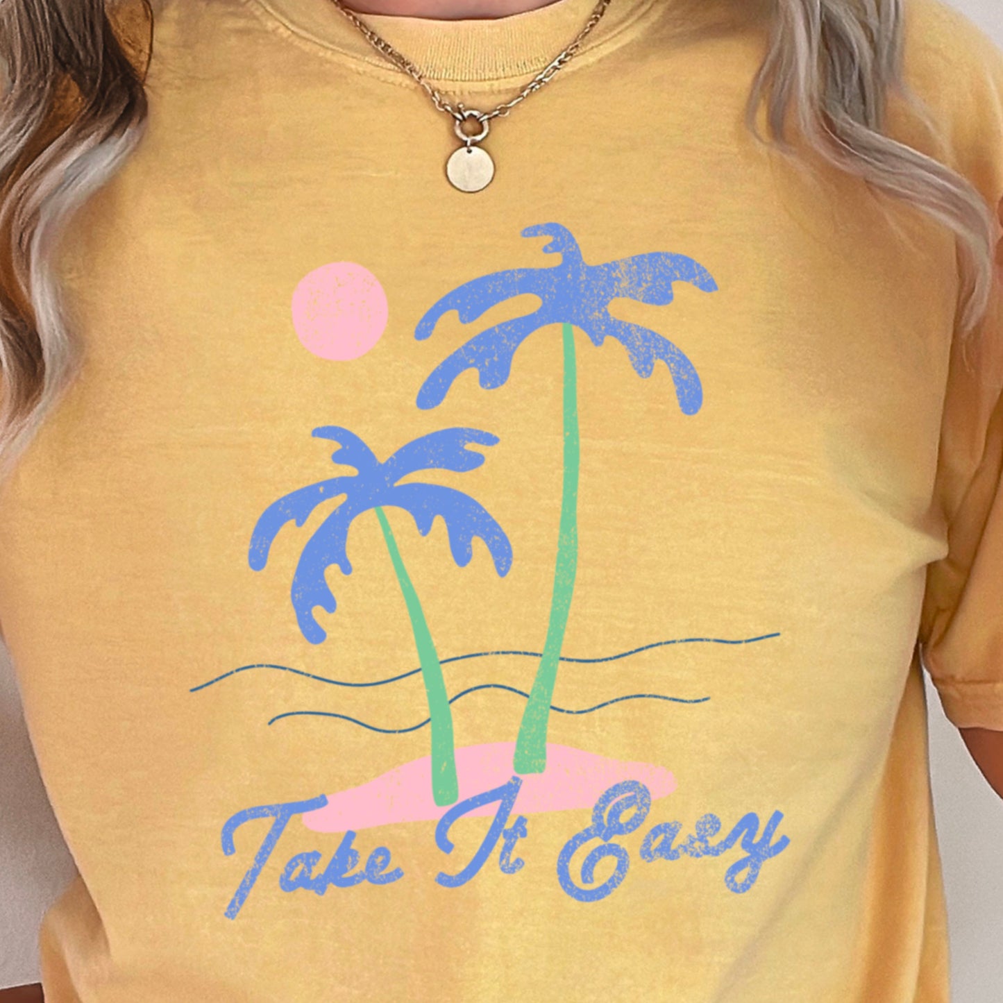Take It Easy Comfort Color Graphic Tee