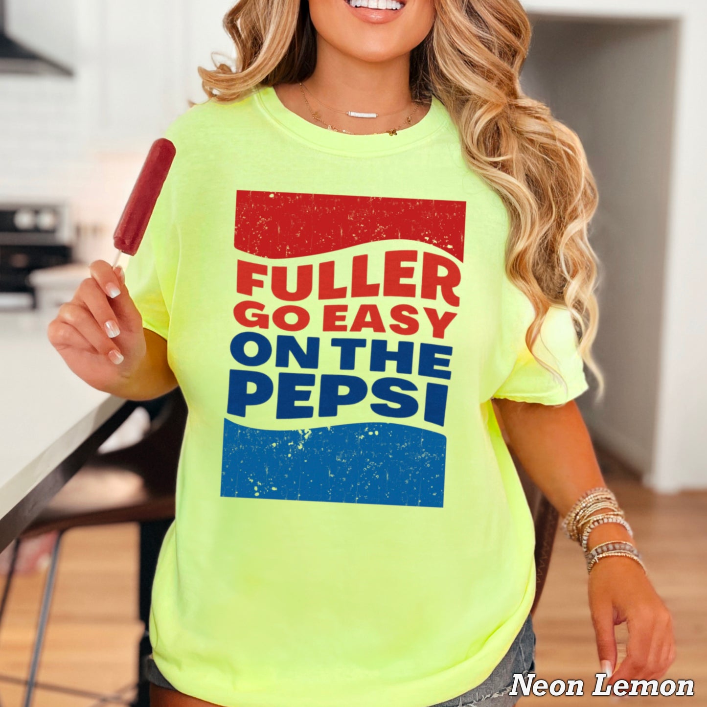 Fuller Go Easy On The Pepsi Comfort Color Graphic Tee