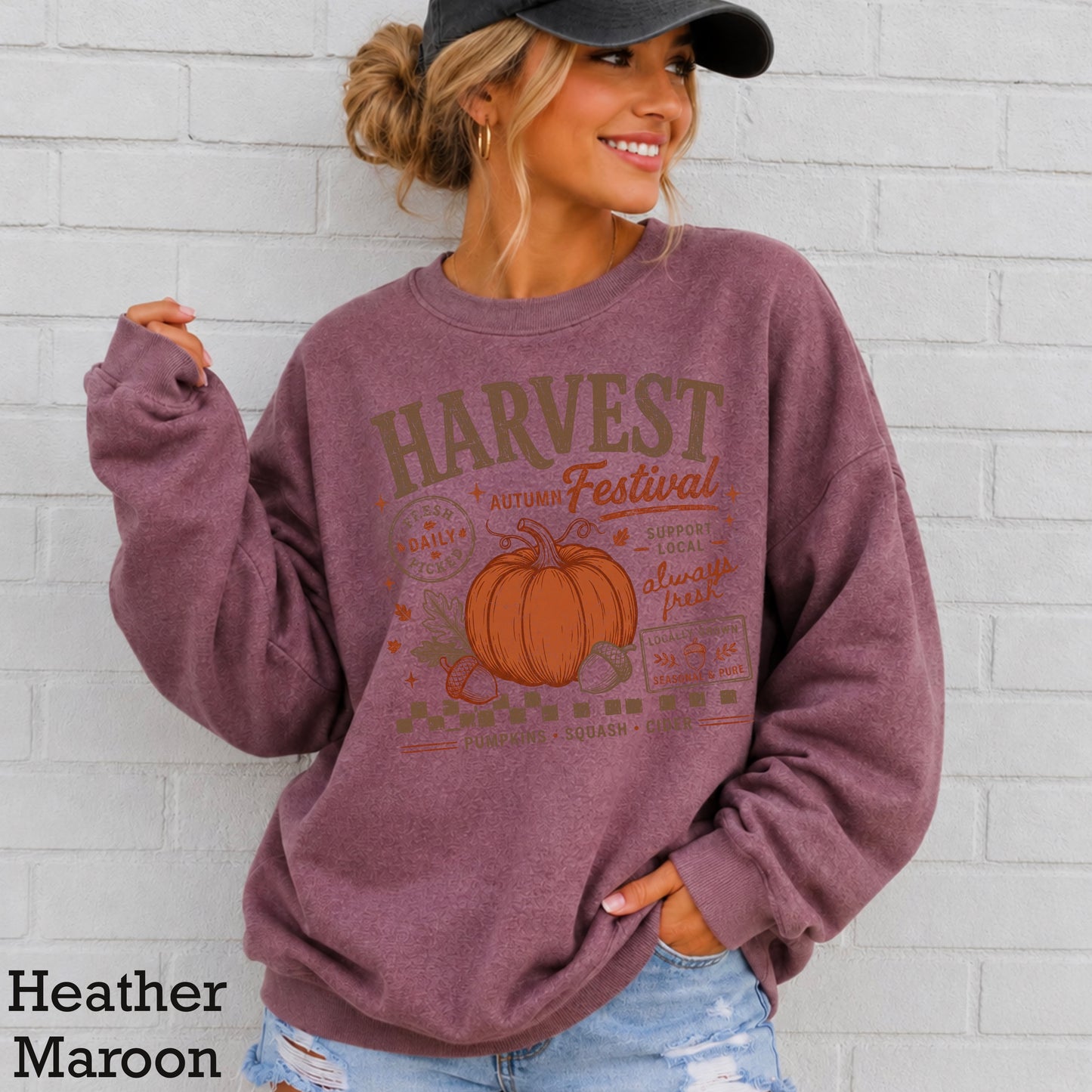 Harvest Festival Fall Crewneck Sweatshirt