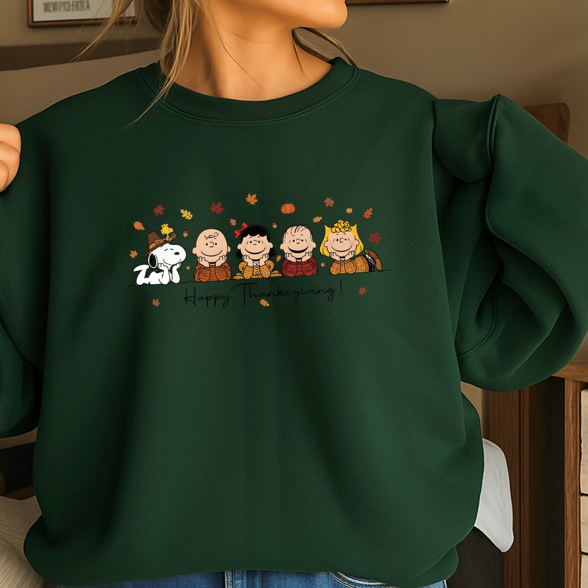 Happy Thanksgiving Crewneck Sweatshirt