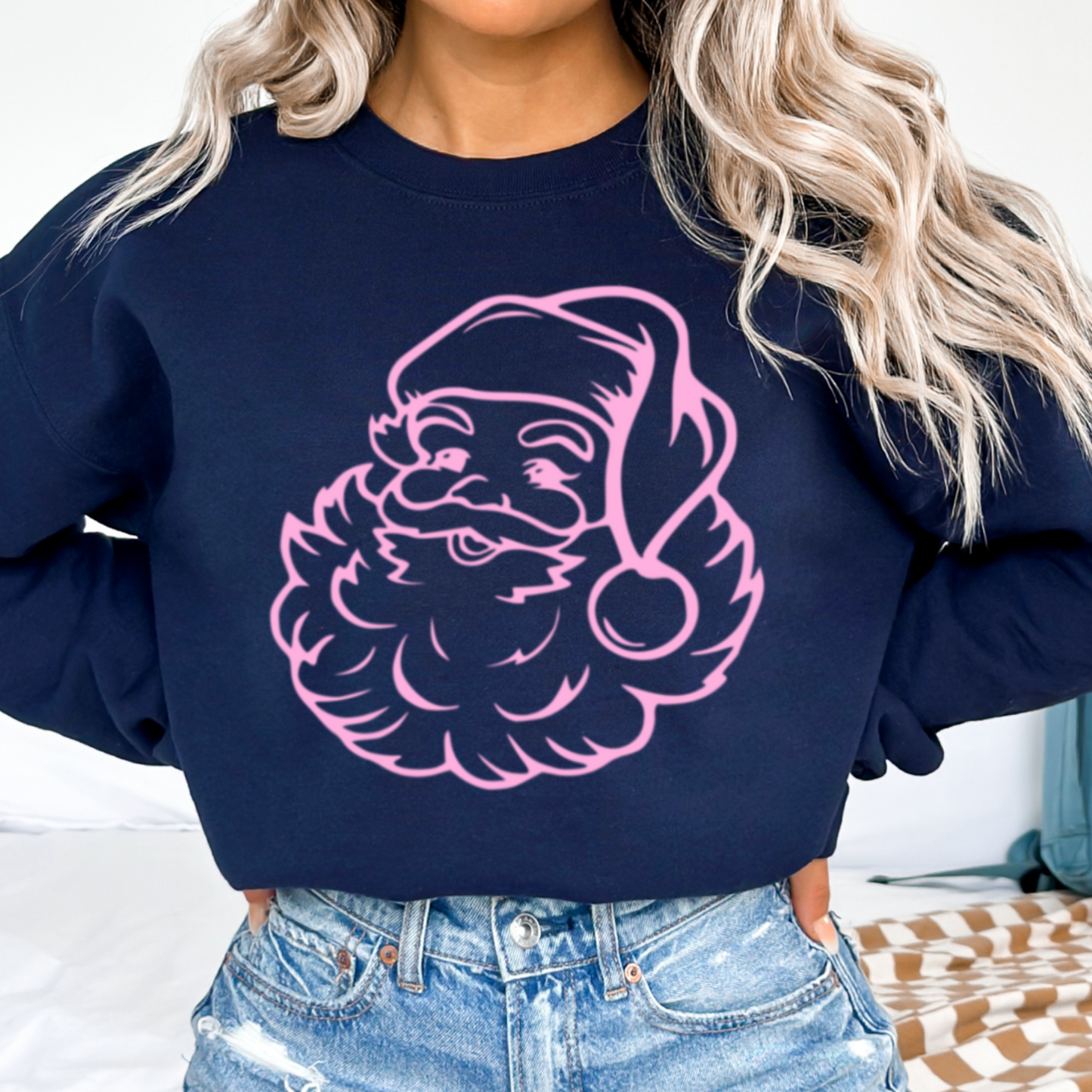 Vintage Santa Crewneck Sweatshirt