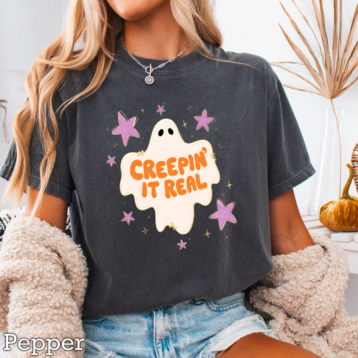 Creepin It Real Comfort Color Graphic Tee