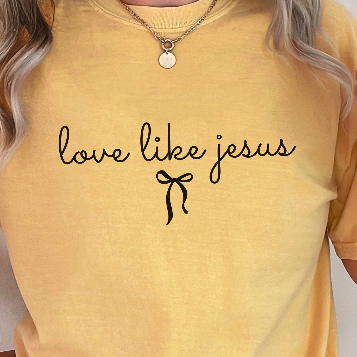 Love Like Jesus Christian Comfort Color Graphic Tee