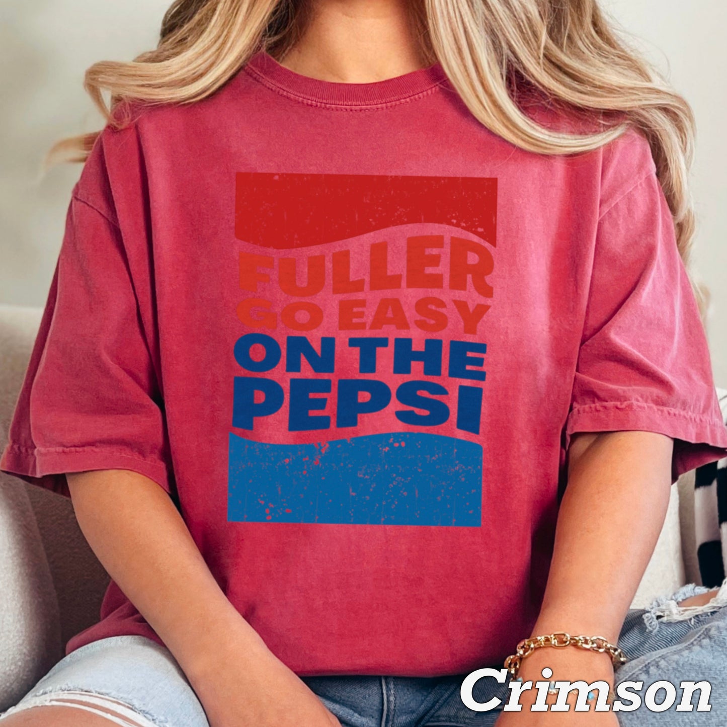 Fuller Go Easy On The Pepsi Comfort Color Graphic Tee