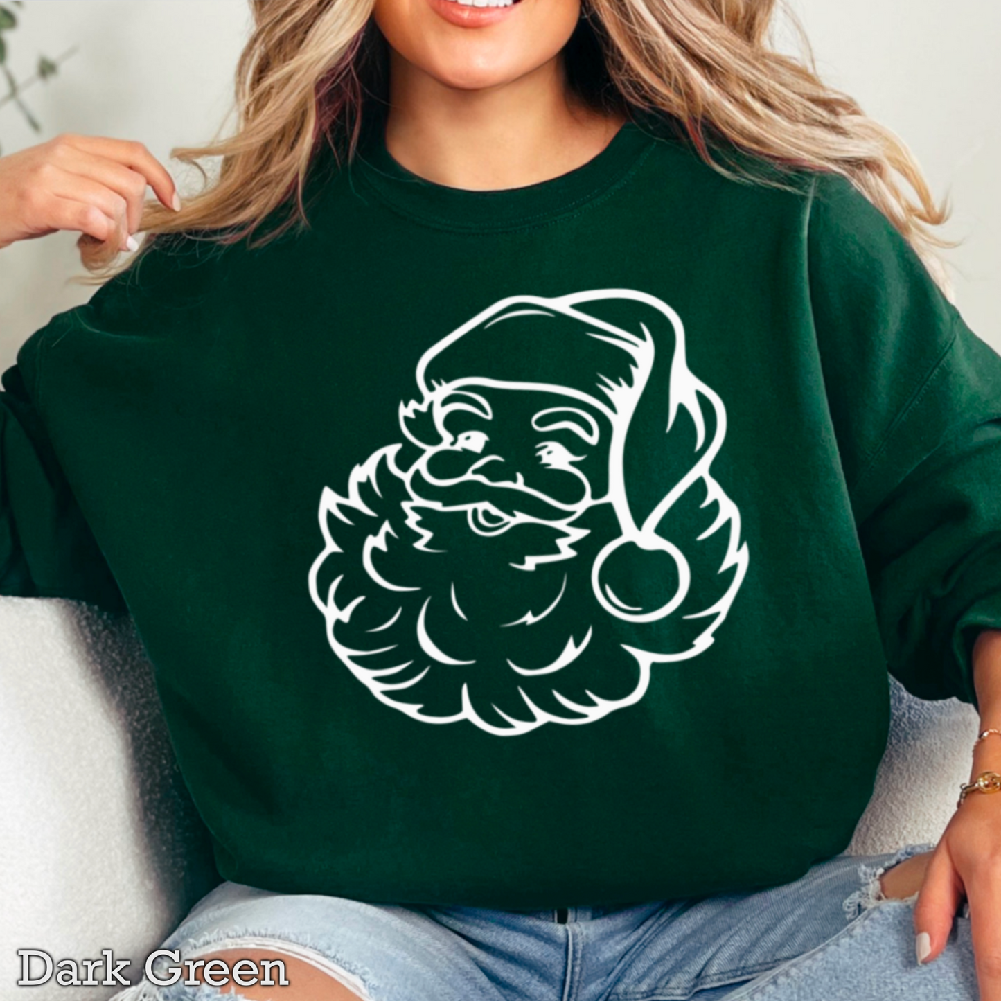 Vintage Santa Crewneck Sweatshirt
