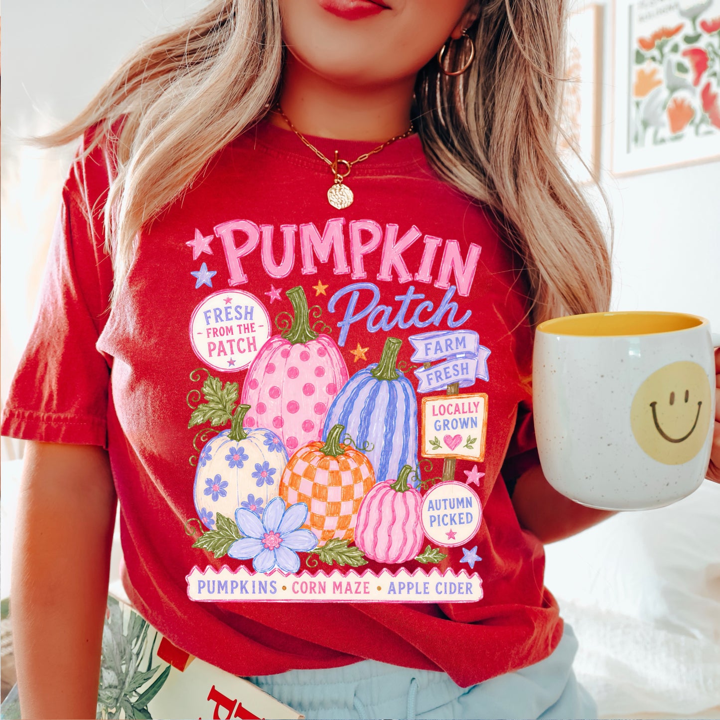 Pumpkin Patch Comfort Color Graphic Tee