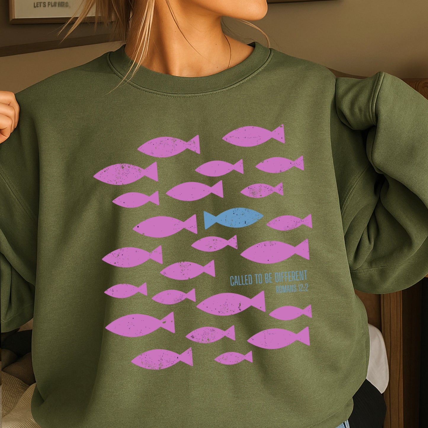 Called To Be Different Christian Crewneck Sweatshirt