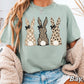 Easter Rabbit Trio Easter Comfort Color Graphic Tee