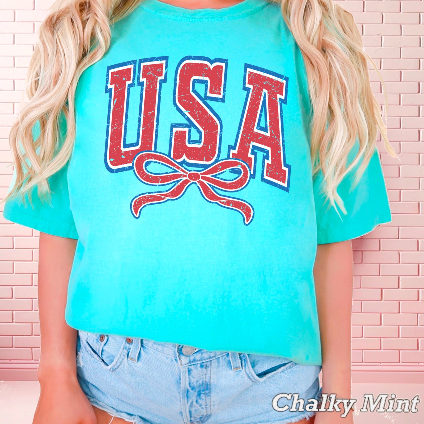 USA Coquette Comfort Color Graphic Tee