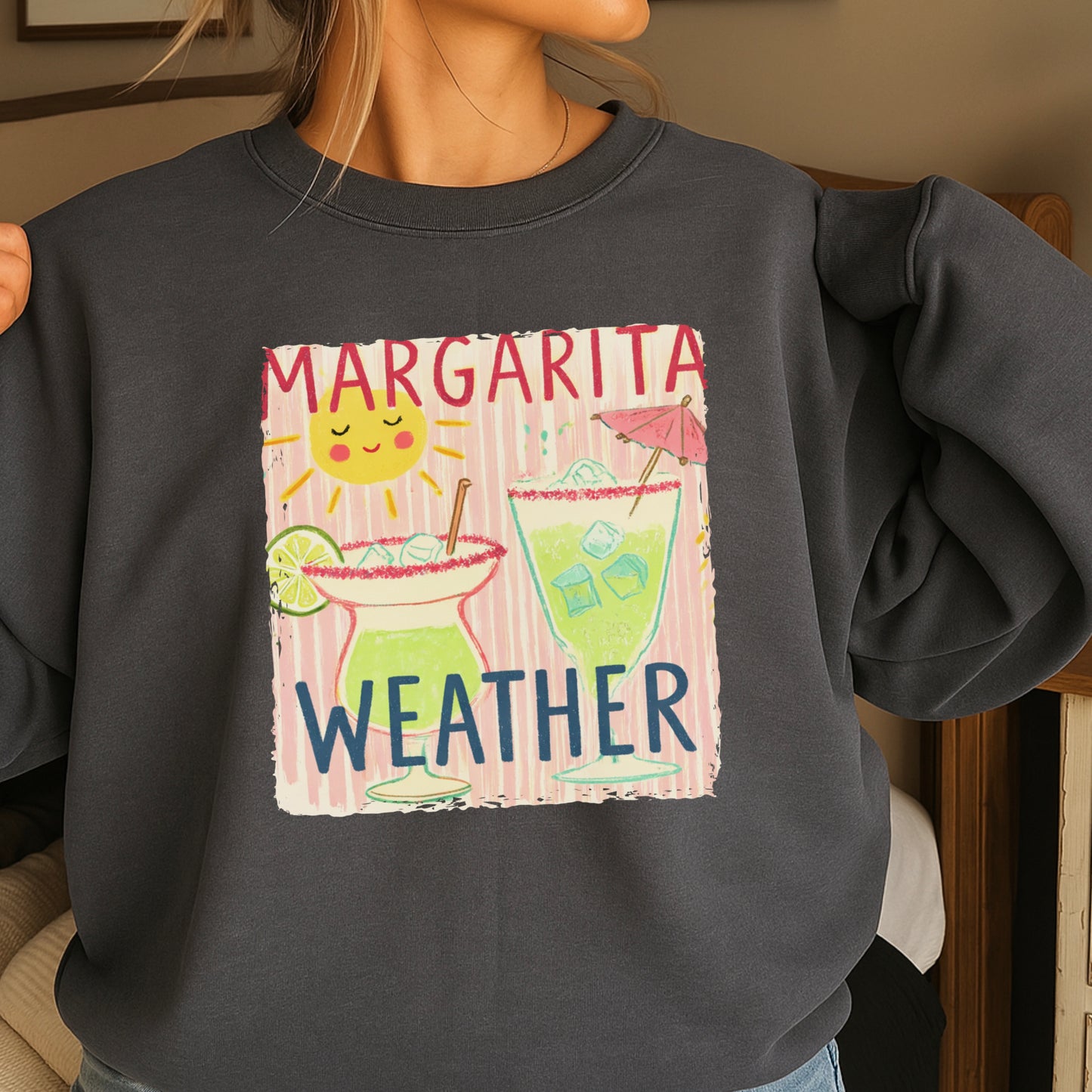 Margarita Weather Crewneck Sweatshirt