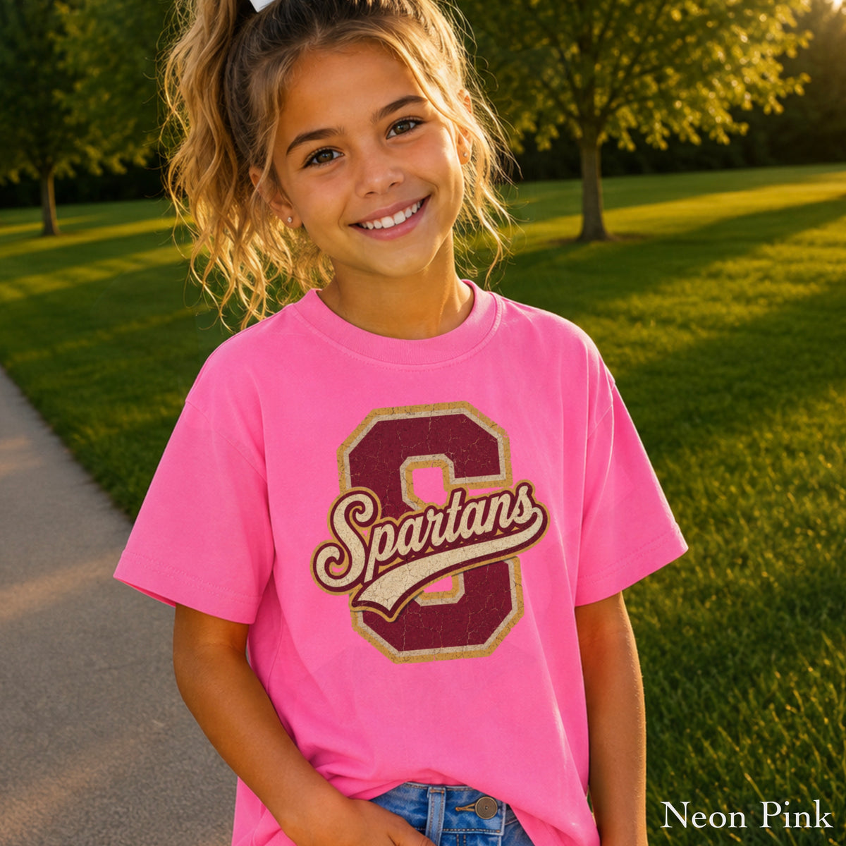 Spartans Youth Comfort Color T-Shirt