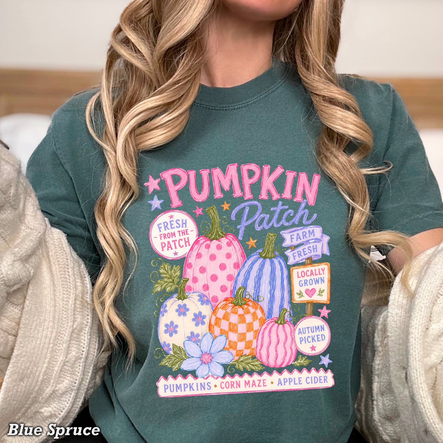 Pumpkin Patch Comfort Color Graphic Tee
