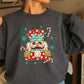 Preppy Nutcracker Christmas Crewneck Sweatshirt