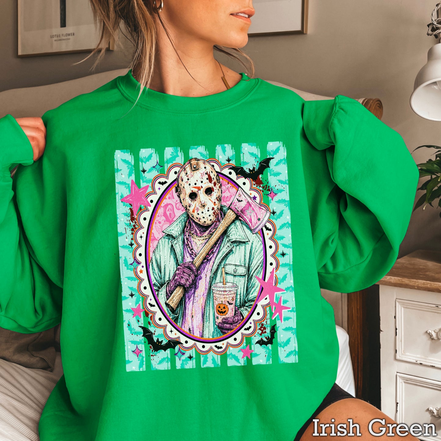 Horror Film Character Crewneck Sweatshirt