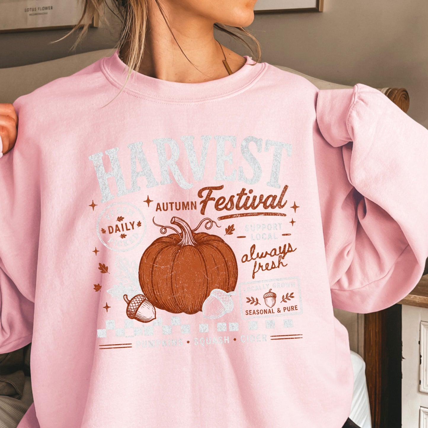 Harvest Festival Fall Crewneck Sweatshirt