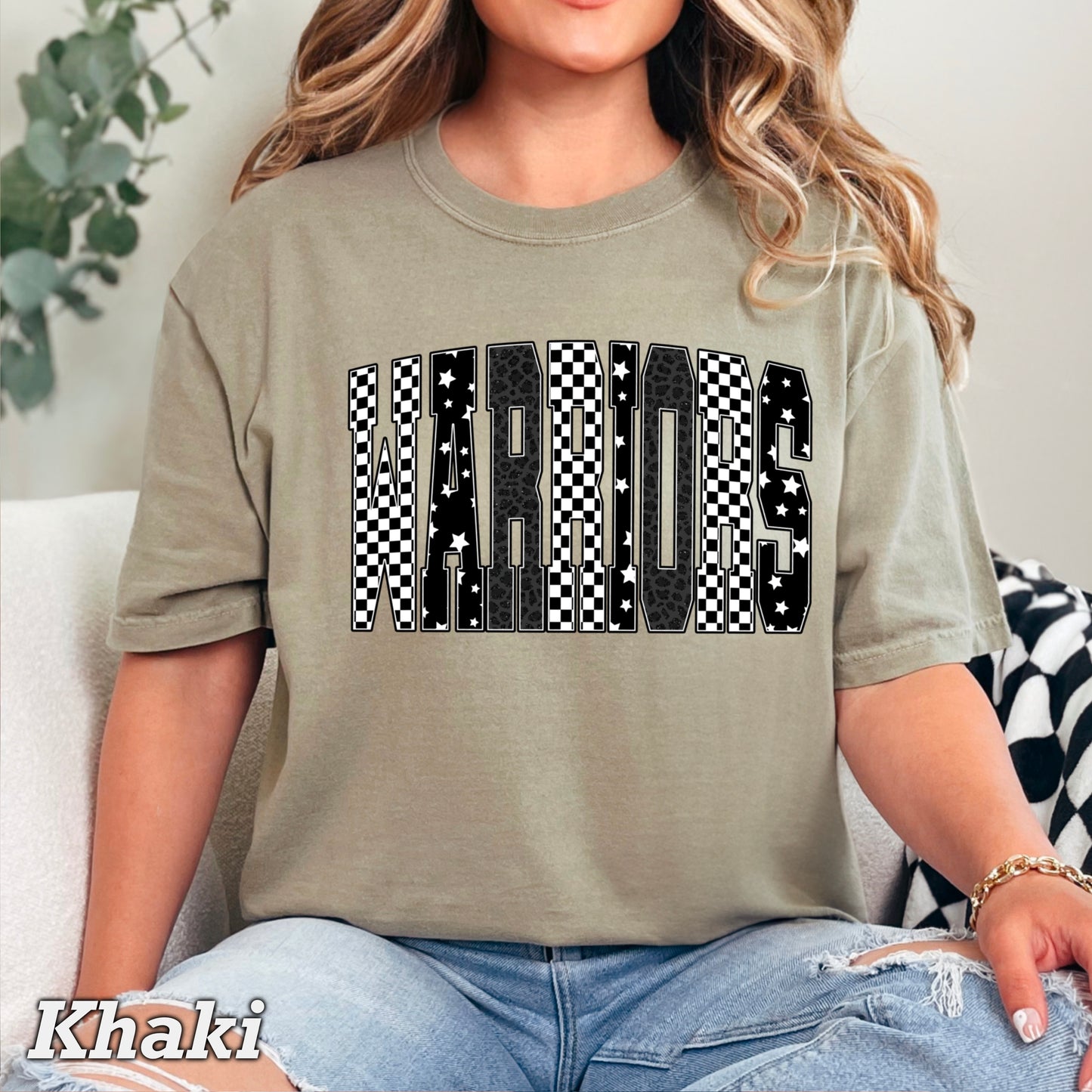 Warriors Comfort Color Graphic Tee